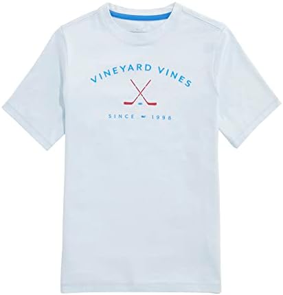 Vineyard Vines Vines 'Hockey Sticks Sticks Sleeve portuário Tee de performance