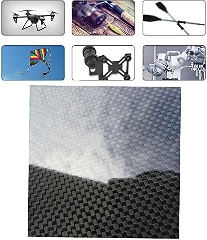 Goonsds 3k fibra de folha de carbono pura Material da placa da placa do painel para RC UAV/Toys 500mmx500mm