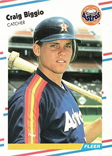 1988 Fleer Update Baseball U-89 Craig Biggio Rookie Card