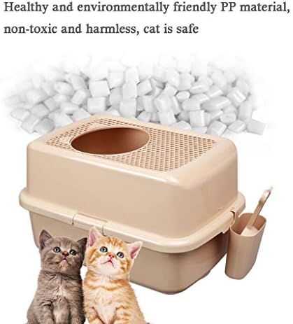 Caixas de ninhada de gato caixas de areia de areia de gato de gato de gato com gato com calça de aranha