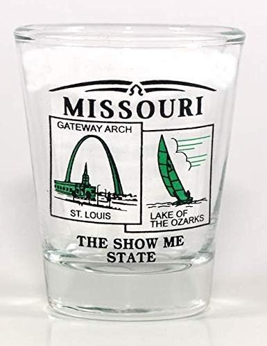 Cenário do estado do Missouri Green New Shot Glass
