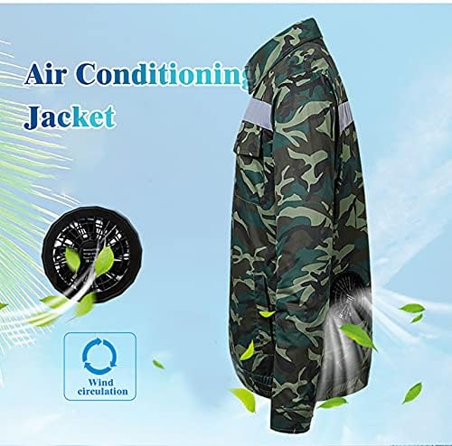Yajun Air Conditioning Clothing Casque de leque à prova de calor Jaqueta de caminhada de alta temperatura Jaquetas
