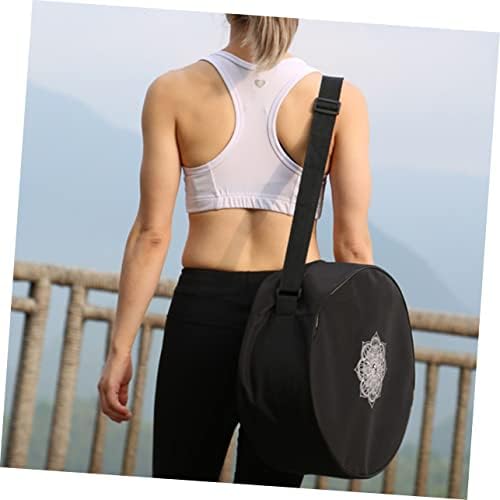 Inoomp Yoga Wheel Bag Sacos Mens Sacos de Nylon Tote Zip Bolsa Viagem Bolsa Viagem ioga Tote Bola Rolinho traseiro