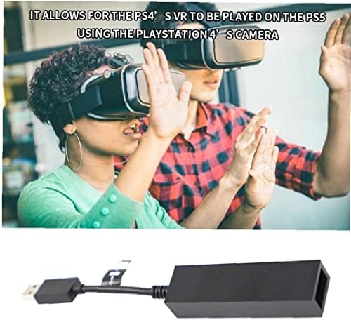 Adaptador VR Compatível com o PlayStation 5 Mini Câmera macho para fêmea VR conector, cabo de adaptador PS5