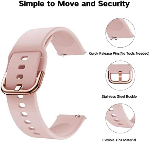 Acessórios da pulseira da Davno 22mm para Xiaomi Haylou solar LS05 Smart Watch Soft Silicone Substitui