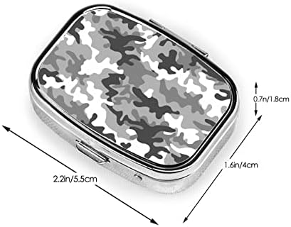 Caixa de armazenamento de comprimidos portáteis ewmar caixa de comprimidos de aço inoxidável recipiente