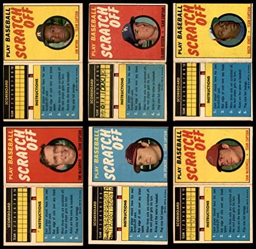 1970 Topps Scratch offs Baseball Set GD+
