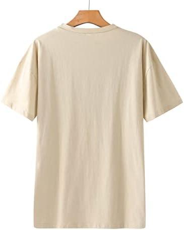 Camiseta da blusa para mulheres verão outono de manga curta Comfort Color Roupas Crewneck Brunch gráfico