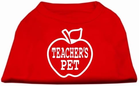 Professores Pet Scrprint Dog Shirt Red S