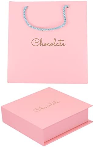2pcs de decoração favores- papel de casamento rosa de chocolate Valentine com presentes para o coração de