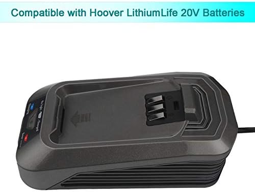 Advtronics BH03200 Carregador de substituição compatível com o vácuo Hoover LithiumLife 20V Bateria BH50100