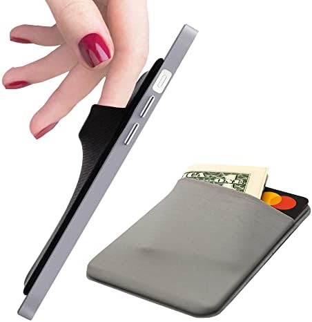 Portador de telefonia elástico Pocket, carteira, bolsa de cartão de crédito adesivo, acessórios para