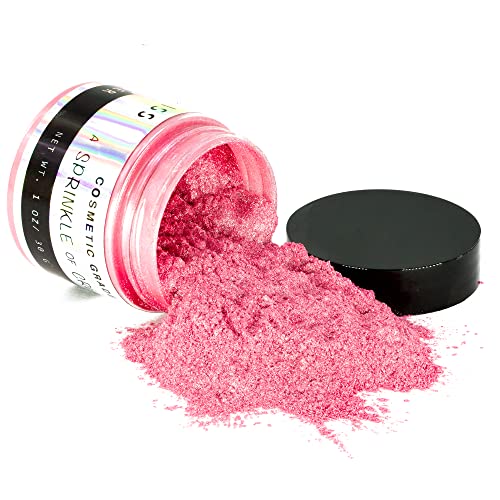 1 oz - mica em pó rosa - grau cosmético - 25 cores disponíveis, uso para cosméticos, lodo, velas, tintas, bombas