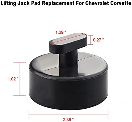 Substituição do kit de elevação do JDMON Jack Pad para Chevy Corvette C5 C6 C7, Bording Lifting Point