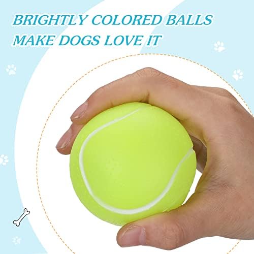 Wettarn 20 pacote brinquedos de cachorro squecamente a granel bola de cachorro bola macia de látex de borracha