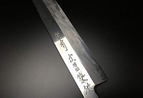 Faca do chef japonês aritsugu takohiki 270 mm 10,62 aço azul