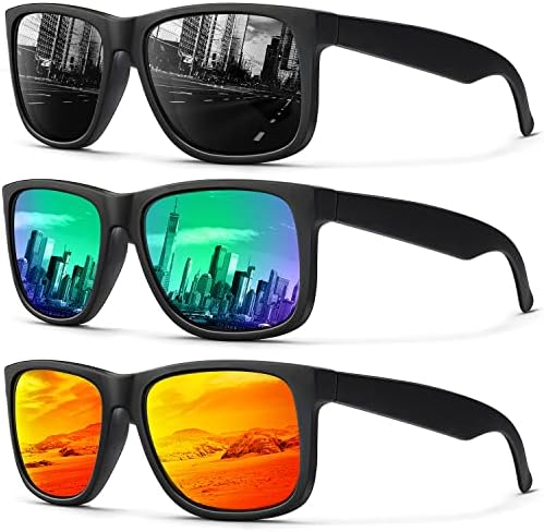 Óculos de sol para homens de anyluv polarizados, óculos de sol vintage para homens, proteção UV Protection