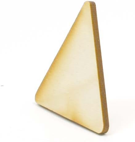PKG de 3 - Triângulo - 2 polegadas por 2 polegadas e 1/8 de polegada