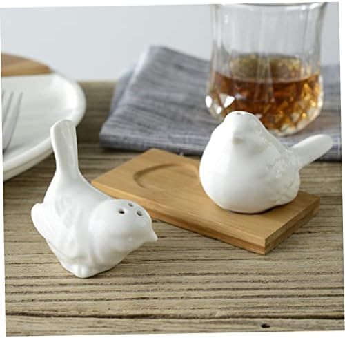 Recipiente de tempero, Love Bird Design Salt Salker Shaker Cozinha Ferramentas de Gadgets Supples de festa 1Pair
