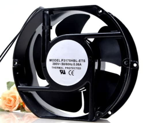Para P3175HBL-ETS 380V 0,06A 172x150x51mm Fan de resfriamento de 2 fios