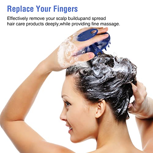 Massageador de cabelos de cabelos massageador de shampoo massageador de silicone Cabeça de couro cabeludo