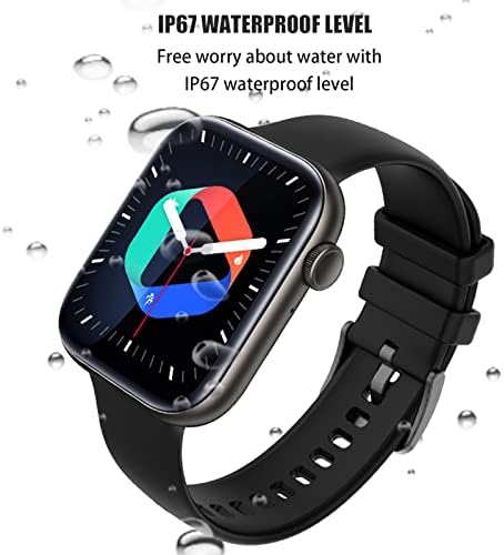 Smartwatch que pode ligar e enviar texto, tela de 1,8 polegada HD Treching Screen Smart Relógio