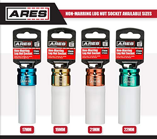 Ares 70023-1/2 polegadas acionamento de 22 mm de porca não abrangente-manga protetora protege aros personalizados