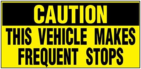 Os veículos fastestasticdeals fazem paradas frequentes para advertir ímãs de porta do carro sinais magnéticos-qty
