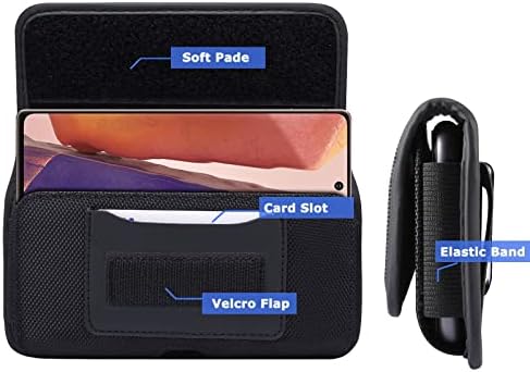 Caixa de telefone Saco de coldre de correio de celular com nylon robusto compatível com Galaxy S23+,