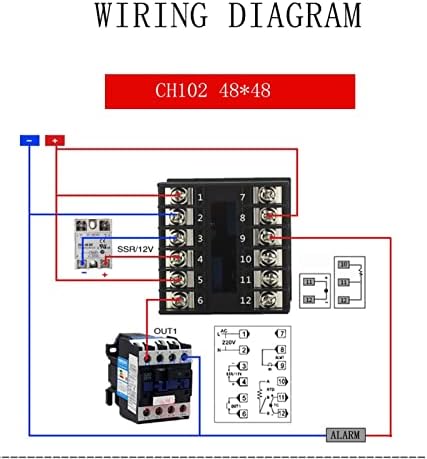 TPUOTI Output SSR e Relé CH102 CH402 CH702 CH902 DOIS RELAMENTO DE RELé LCD Digital PID Intelligent