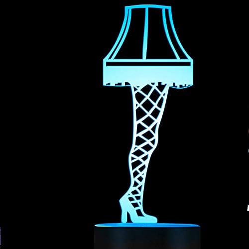 3D Sapatos de salto alto LED LED TOQUE Decoração de mesa mesa de ilusão de ilusão óptica 7 luzes de cor