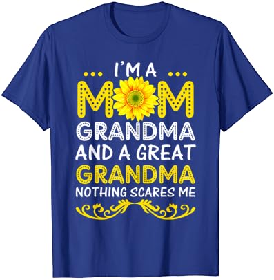 Eu sou uma mãe avó e uma bisavó de camiseta engraçada do dia das mães