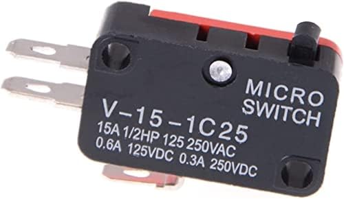 Micro comutadores 10pcs/lote micro switch V-15-1c25, Silver Point V-15-IC25 Forno de microondas,