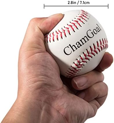 Changoal em branco Baseball 6 Ball Pack Practice Training Bolalls & Softballs para Jovens Adultos de 2,8 polegadas
