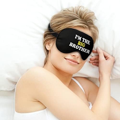 Eu sou o Big Brother Soft Eye Masks com cinta ajustável, confortável de venda de venda para dormir