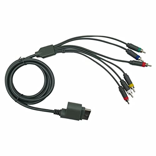 Componente de 6ft de 6ft HDTV Video & RCA estéreo AV Cable Fit para Microsoft Xbox 360 / Xbox 360 Slim