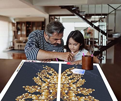 Kits de pintura de diamante DIY de zgmaxcl para adultos e crianças redondo broca completa Diptych Butterfly
