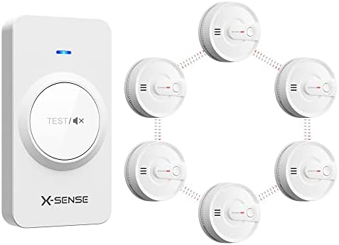X-Sense Wireless Interconected Detector de incêndio Alarm SD20-W e Controle remoto-senso X
