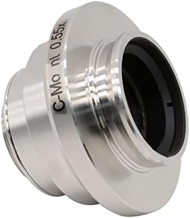 Acessórios para microscópio para adultos crianças 0,55x Microscópio C Montagem C Mount CMOS CCD Adaptador