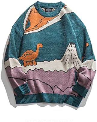 N/A malha suéter masculino Tops Autumn Casal suéter masculino de pulôver coreano