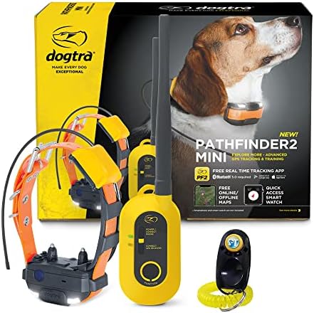 Dogtra Pathfinder 2 Mini - 4 Mile GPS Tracker Cachrening Treining Collar com colar de treinamento