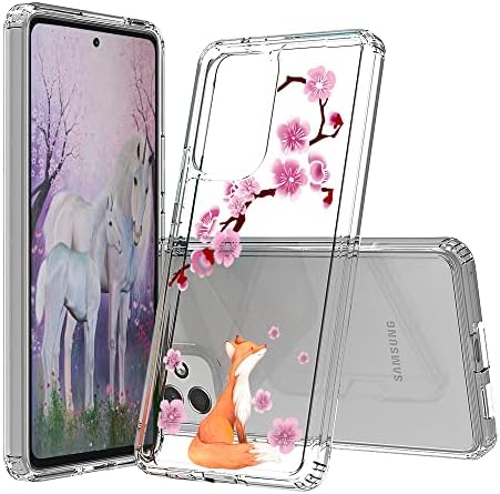 Capa de telefone celular Ftonglogy para Samsung Galaxy A53 5G, Bumbo de ar de ar cristalino Claro TPU