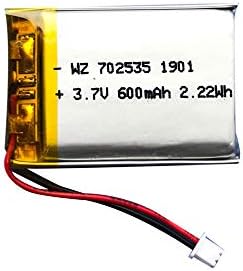 Bateria de lítio 702535 Lâmpada de relógio Lâmpada USB Scale eletrônica de fã USB Bateria de lítio de polímero