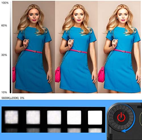 USKEYVISION Smartphone Video Vlogging Kit de vídeo Extensão Luz Monopod com Stick Extendível, para