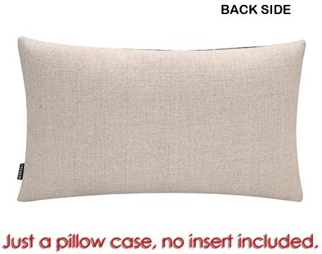 Trendin Bem -vindo às nossas capas de travesseiro de arremesso de pátio 12x20, Farmhouse Lombar Decorative Cushion
