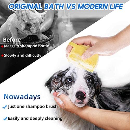 PawsfourLove Fácil de usar Silicone Dog Shampoo