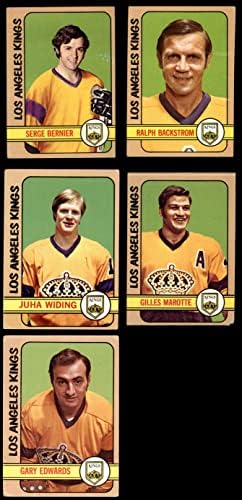 1972-73 Topps Los Angeles Kings perto da equipe Set Los Angeles Kings - Hockey GD+ Kings - Hóquei