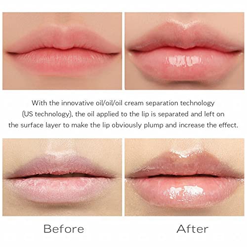 WGUST Lipstick Deep Lips During Lips Enriquente Oil Transparente e Plump Lip Care Oil Lip Gloss