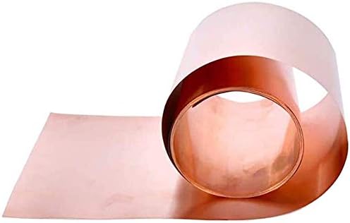 Folha de cobre de placa de latão Umky 99,9% folha de metal de cobre Cu folha 0. 05x100x1000mm para