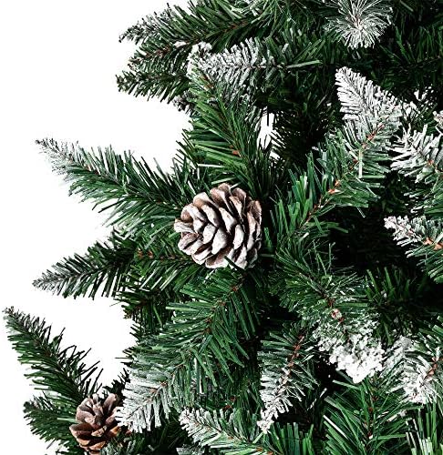 Árvore de Natal de Lumijak 7ft 1350 ramo de ramificação em árvore branca e pinheiro
